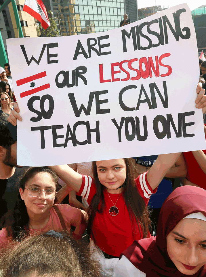 Lübnan Beyrut Protestoları
